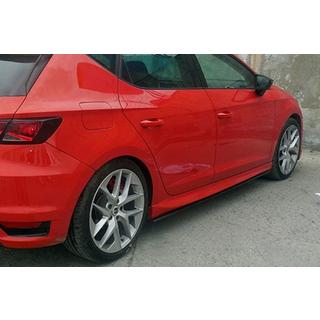 Бокові пороги Performance (чорні) Seat Leon 2013-2020 рр. фото 1