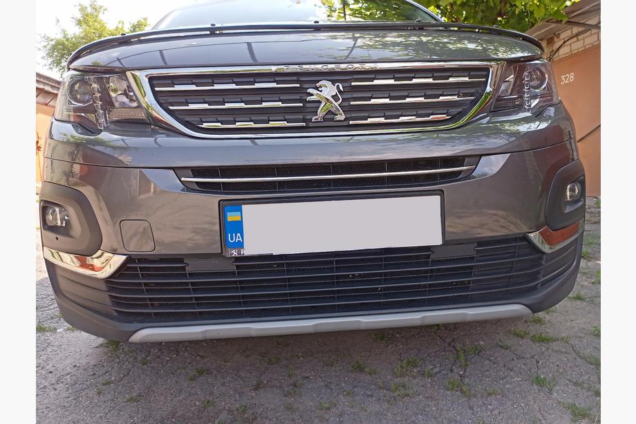 Peugeot Partner/Rifter 2019- рр. Накладки на протитуманки (2 шт., нерж) Фото 3