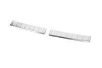 Накладка на поріг багажника глянець (2 шт, нерж.) фото 1