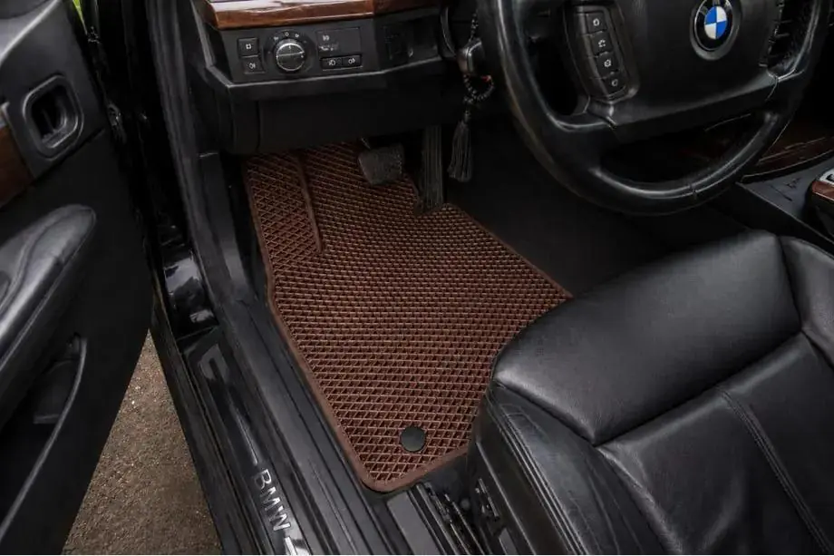 BMW 7 серія E65/66 2001-2008 рр. Килимки E65 (EVA, коричневі) Image