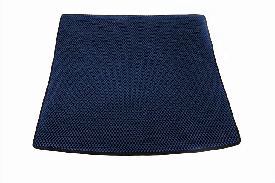 Audi Q7 2005-2015 рр. Килимок багажника (EVA, синій) (5 місць) Image