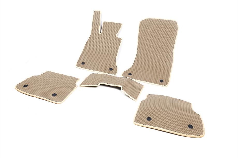 BMW 7 серія F01/F02 2008-2015 рр. Килимки EVA (для F02, Бежевий) Фото 2