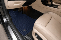 BMW 7 серія F01/F02 2008-2015 рр. Килимки EVA (для F02, Синій) фото 1