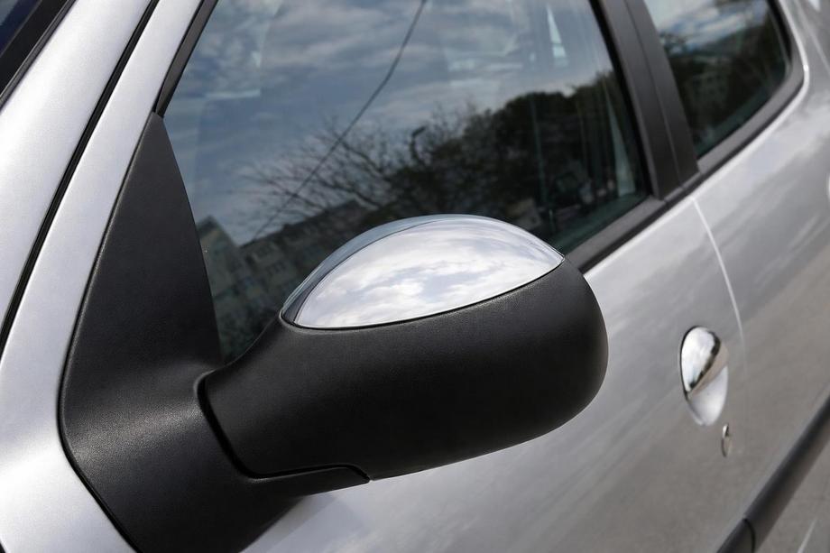 Peugeot 1007 2005-2009 рр. Накладки на дзеркала (2 шт, нерж) Image