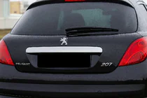 Peugeot 207 2006-2014 рр. Накладка над номером (нерж) фото 1