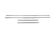 Peugeot 207 2006-2014 рр. Зовнішня окантовка вікон (4 шт, нерж) фото 2