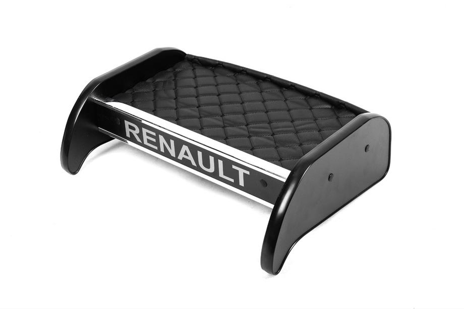 Renault Kangoo 2008-2020 рр. Полиця на панель (Чорна з чорною ниткою) Image