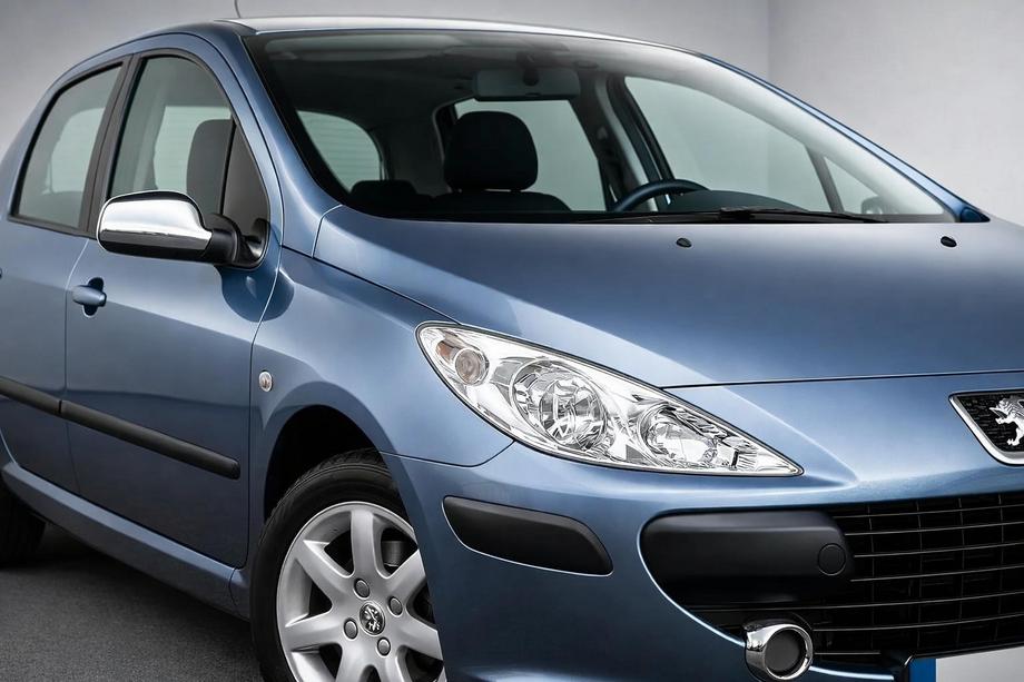 Peugeot 307 2001-2008 рр. Накладки на дзеркала (2 шт, пласт.) Image