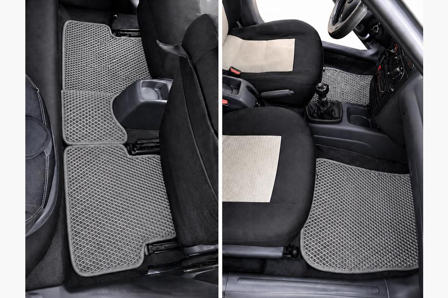 Daewoo Lanos 1998-2017 рр. Килимки EVA (сірі) Image