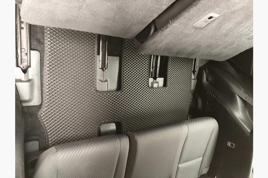 Toyota Highlander 2013-2019 рр. Килимки EVA (3 ряди, чорні) Фото 11