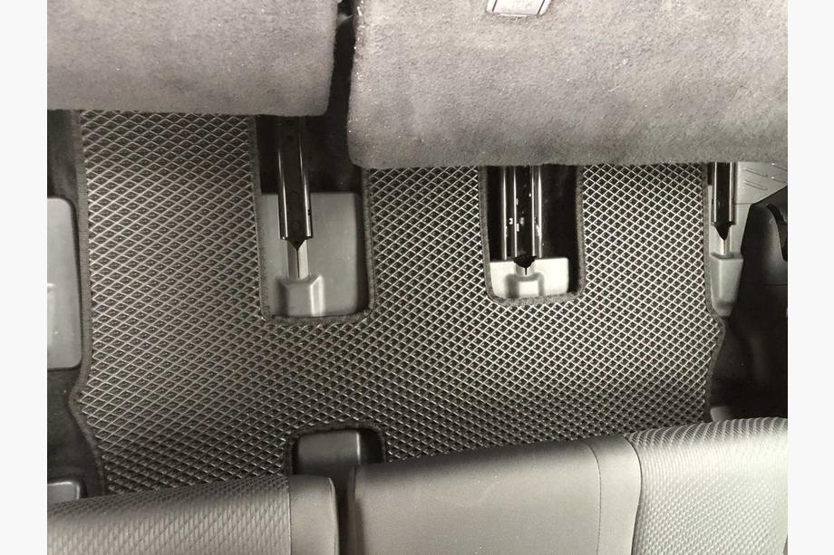 Toyota Highlander 2013-2019 рр. Килимки EVA (3 ряди, чорні) Фото 13