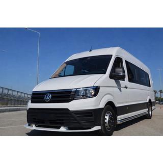 Накладка ліп на передній бампер (під фарбування) Volkswagen Crafter 2016- рр. фото 3