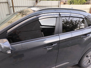 Вітровики з хромованим молдингом (4 шт, Niken) фото 5