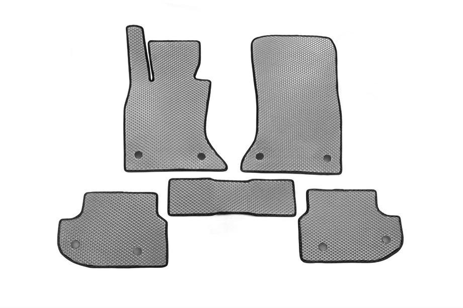 BMW 5 серія F10/F11 2010-2016 рр. Килимки 2013-2016 (EVA, сірі) Image