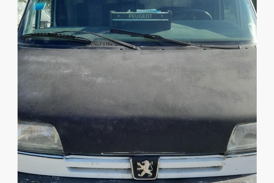 Peugeot Boxer 1994-2006 рр. Полиця на панель 1994-1999 (Чорна з чорною ниткою) Фото 3
