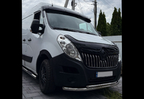 Renault Master 2011-2023 рр. Козирьок на лобове скло V2 (чорний глянець, 5мм) фото 6