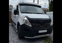 Renault Master 2011-2023 рр. Козирьок на лобове скло V2 (чорний глянець, 5мм) фото 7