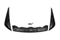 Dacia Duster 2018-2024 рр. Комплект накладок на капот DRAGON (3 шт) фото 4