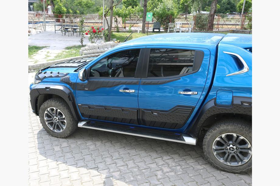 Mitsubishi L200 2015-2024 рр. Молдинг двері EuroCap (6 шт, ABS) Фото 7