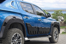 Fiat Fullback 2016- рр. Молдинг двері EuroCap (6 шт, ABS) фото 2
