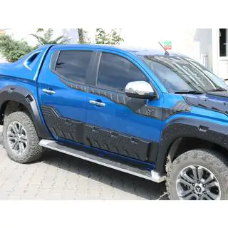 Молдинг двері EuroCap (6 шт, ABS) Fiat Fullback 2016- рр. фото 4