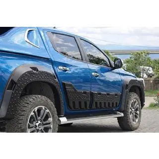 Молдинг двері EuroCap (6 шт, ABS) Fiat Fullback 2016- рр. фото 2