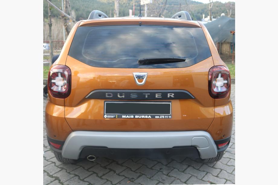 Renault Duster 2018-2024 рр. Накладка на задній бампер U-Type (ABS, сіра) Image