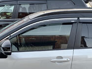 Toyota Corolla Cross 2020- рр. Вітровики з хромованим молдингом (4 шт, Niken) фото 2