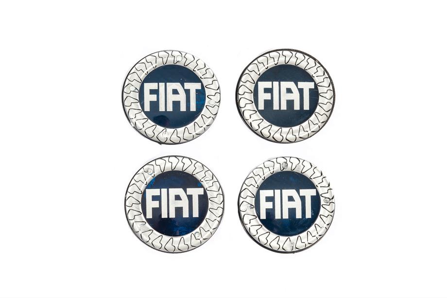 Fiat Ковпачки на диски V3 49/42.5 мм сині (4 шт, 46746586) Фото 2