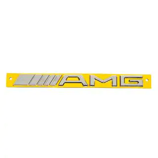 Шильдик AMG (20см, ABS, хром) фото 2