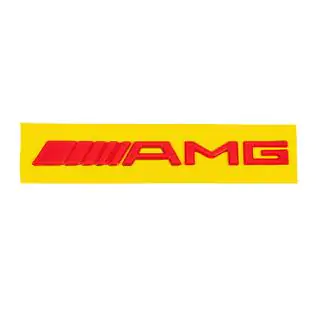 Шильдик AMG (20см, ABS, червоний) фото 2