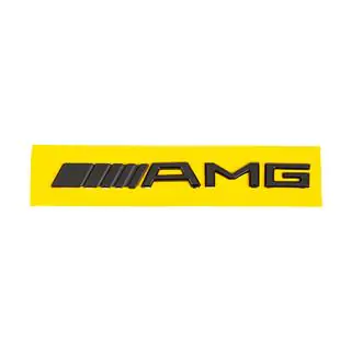 Шильдик AMG (20см, ABS, чорний) фото 2