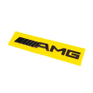 Шильдик AMG (20см, ABS, чорний) фото 1