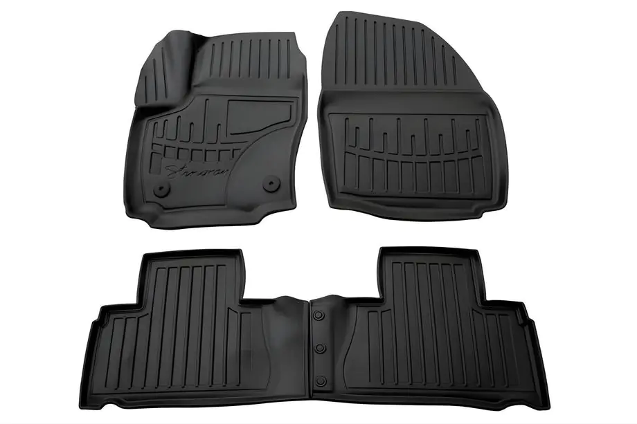 Ford Galaxy 2007-2015 рр. Килимки Stingray 3D (2011-2014, 4 шт, поліуретан, кліпса FC2)