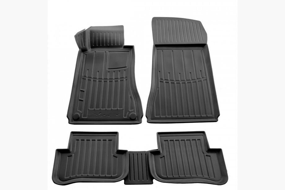 Mercedes C-class W203 2000-2007 рр. Килимки Stingray 3D (5 шт, поліуретан) Image