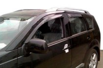 Peugeot 4007 2007-2013 рр. Вітровики (4 шт, HIC) фото 6