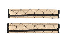 Накидка на ремні безпеки ECO (2 шт, Бежевий з чорною ниткою) фото 4