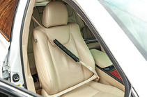 Накидка на ремні безпеки ECO (2 шт, Чорний з сірою ниткою) фото 2