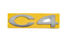 Citroen C-4 2004-2010 рр. Напис C4 8665.Y4 (108мм на 30мм) фото 1