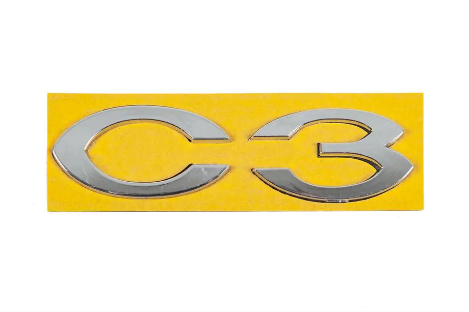 Citroen C-3 2009-2016 рр. Напис C3 (113мм на 30мм) Image