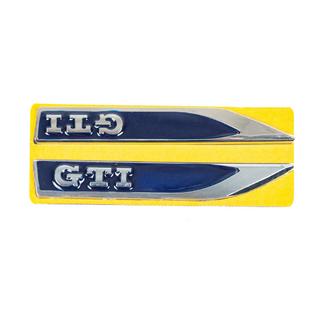 Бокові накладки GTI-сині-хром (145мм на 22м)