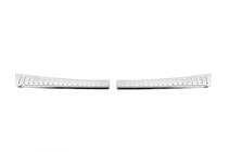 Dacia Sandero 2021- рр. Накладка на задній поріг Carmos глянець (нерж) фото 1