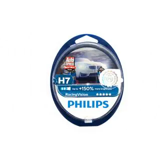 Лампа головного світла Philips H7 55W 12972RV Racing Vision 150% фото 1