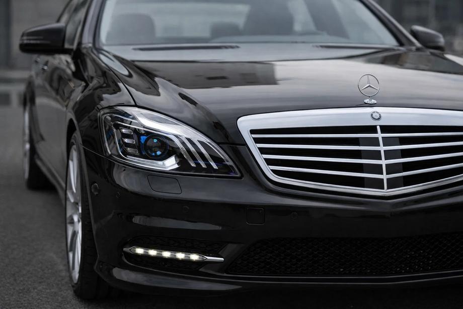 Mercedes S-class W221 2005-2013 рр. Рестайлінг фари (дизайн Maybach X222)