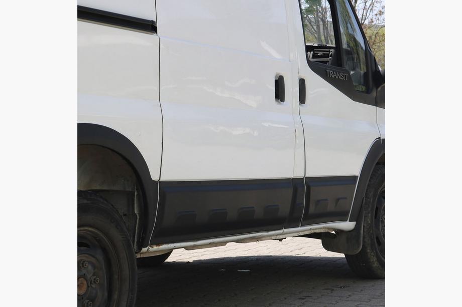 Ford Transit 2000-2014 рр. Молдинг двері EuroCap (6 шт, ABS, коротка база) Фото 3