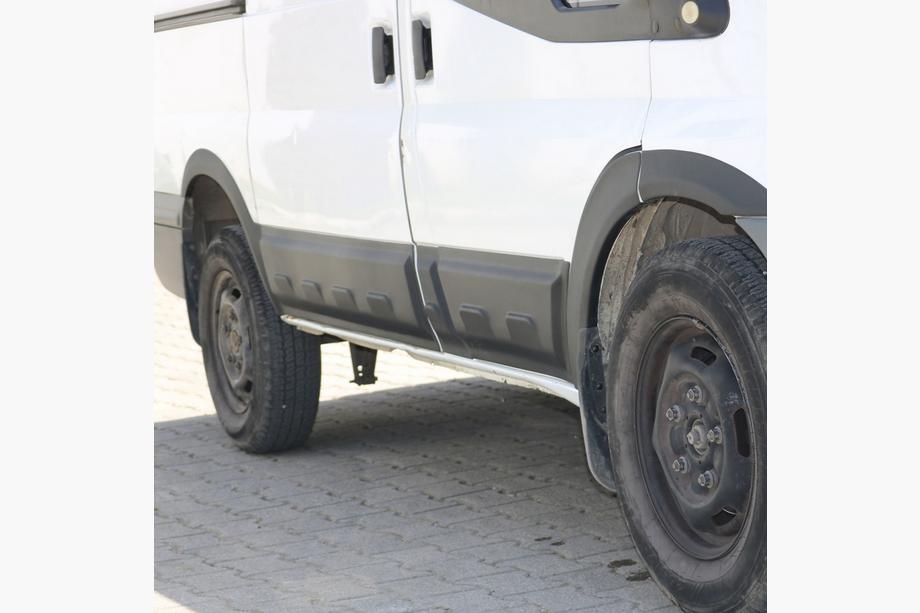 Ford Transit 2000-2014 рр. Молдинг двері EuroCap (6 шт, ABS, коротка база) Фото 4
