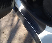 Dacia Duster 2018-2024 рр. Накладки на дверні пороги EuroCap (4 шт, ABS) фото 3