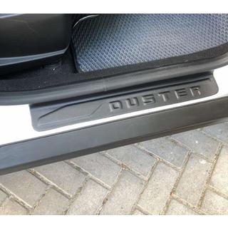 Renault Duster 2018+ Накладки на дверні пороги EuroCap (4 шт, ABS)