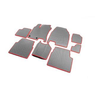 Килимки для +2 (3 ряди, EVA, сірі) Nissan Qashqai 2007-2010 рр. фото 2