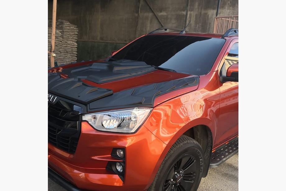 Isuzu D-Max 2019- рр. Накладка на капот (ABS) Image